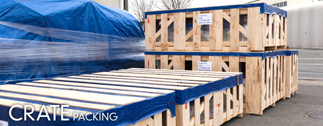 クレート梱包（透かし木箱梱包）